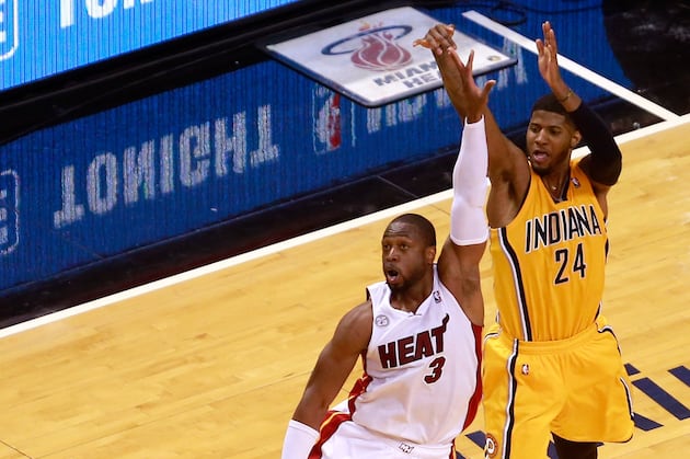 Paul George on Dwyane Wade's Elbow: 'It Was an Uncalled for Play'