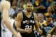 MEMPHIS, TN - MAY 25: Tim Duncan #21 of the San Antonio Spurs reacts while taking on the Memphis Grizzlies during Game Three of the Western Conference Finals of the 2013 NBA Playoffs at the FedExForum on May 25, 2013 in Memphis, Tennessee. NOTE TO USER: User expressly acknowledges and agrees that, by downloading and or using this photograph, User is consenting to the terms and conditions of the Getty Images License Agreement. (Photo by Kevin C. Cox/Getty Images)
