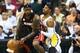 INDIANAPOLIS, IN - MAY 26: LeBron James #6 of the Miami Heat drives against Paul George #24 of the Indiana Pacers in the first quarter of Game Three of the Eastern Conference Finals at Bankers Life Fieldhouse on May 26, 2013 in Indianapolis, Indiana. NOTE TO USER: User expressly acknowledges and agrees that, by downloading and or using this photograph, user is consenting to the terms and conditions of the Getty Images License Agreement. (Photo by Andy Lyons/Getty Images)