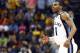 MEMPHIS, TN - MAY 25: Mike Conley #11 of the Memphis Grizzlies reacts in the first half while taking on the San Antonio Spurs during Game Three of the Western Conference Finals of the 2013 NBA Playoffs at the FedExForum on May 25, 2013 in Memphis, Tennessee. NOTE TO USER: User expressly acknowledges and agrees that, by downloading and or using this photograph, User is consenting to the terms and conditions of the Getty Images License Agreement. (Photo by Ronald Martinez/Getty Images)