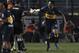 Juan Román Riquelme celebrating a goal against Corinthians on May 15.