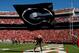 ATHENS, GA - OCTOBER 01: Hairy, mascot of the Georgia Bulldogs, waves a flag after a touchdown against the Mississippi State Bulldogs at Sanford Stadium on October 1, 2011 in Athens, Georgia. (Photo by Kevin C. Cox/Getty Images)