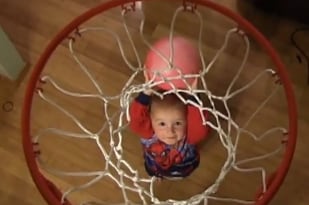 VIDEO: Gregg Marshall Eyeing 2-Year Old Trick Shot Artist