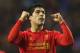 WIGAN, ENGLAND - MARCH 02: Luis Suarez of Liverpool celebrates after scoring his third goal to complete a hat trick during the Barclays Premier League match between Wigan Athletic and Liverpool at the DW Stadium on March 2, 2013 in Wigan, England. (Photo by Alex Livesey/Getty Images)