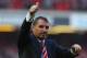 LIVERPOOL, ENGLAND - MAY 19: Liverpool Manager Brendan Rodgers acknowledges the fans at the end of the Barclays Premier League match between Liverpool and Queens Park Rangers at Anfield on May 19, 2013 in Liverpool, England. (Photo by Julian Finney/Getty Images)