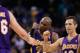 Pau Gasol (left), Kobe Bryant (middle) and Steve Nash (right).