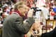 December 22, 2012; Columbus, OH, USA; Ohio State Buckeyes president E. Gordon Gee greets fans before the game against the Kansas Jayhawks at Value City Arena. Kansas won the game 74-66. Mandatory Credit: Greg Bartram-USA TODAY Sports