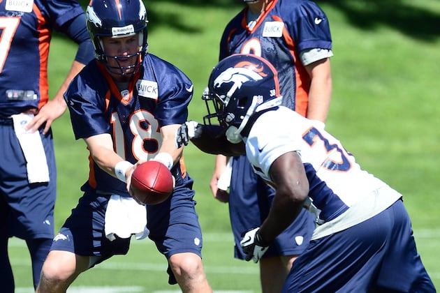 Montee Ball Getting Special Attention from Peyton Manning