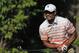 DUBLIN, OH - MAY 31: Tiger Woods watches his tee shot on the 13th hole during the second round of the Memorial Tournament presented by Nationwide Insurance at Muirfield Village Golf Club on May 31, 2013 in Dublin, Ohio. (Photo by Scott Halleran/Getty Images)