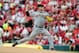 Matt Cain allowed nine hits and seven runs in the third inning on Saturday.