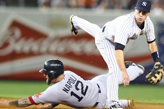 Napoli Helps Red Sox Slam Reeling Yankees