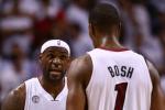 LeBron on Wade, Bosh: 'They're Both Struggling'