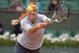 May 29, 2013; Paris, France; Victoria Azarenka (BLR) during her match against Elena Vesnina (RUS) on day four of the 2013 French Open at Roland Garros. Mandatory Credit: Susan Mullane-USA TODAY Sports