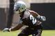ALAMEDA, CA - MAY 11: D.J. Hayden #25 of the Oakland Raiders participates in drills during Rookie Mini-Camp on May 11, 2013 in Alameda, California. (Photo by Thearon W. Henderson/Getty Images)