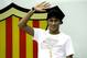 BARCELONA, SPAIN - JUNE 03: Neymar poses for the media after signing as a new player of the FC Barcelona at Camp Nou sports complex on June 3, 2013 in Barcelona, Spain. (Photo by David Ramos/Getty Images)