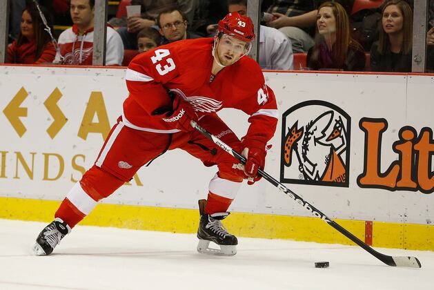 Wings Forward Darren Helm Remains Upbeat Despite Uncertain Future