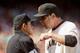 Giants manager Bruce Bochy has had his hands full this past week, whether dealing with injuries to key players or bad calls by Alfonso Marquez (above).