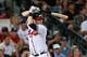 ATLANTA, GA - MAY 30: Chris Johnson #23 of the Atlanta Braves against the Toronto Blue Jays at Turner Field on May 30, 2013 in Atlanta, Georgia. (Photo by Kevin C. Cox/Getty Images)