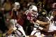 COLLEGE STATION, TX - NOVEMBER 24: Johnny Manziel #2 of the Texas A&M Aggies scores a fourth quarter touchdown during their game against the Missouri Tigers at Kyle Field on November 24, 2012 in College Station, Texas. (Photo by Scott Halleran/Getty Images)
