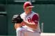 June 3, 2012; Charlottesville, VA, USA; Oklahoma Sooner pitcher Jonathan Gray (22) pitches against the Army Black Knights in the first inning in game three of the Charlottesville regional at Davenport Field. Mandatory Credit: Kyle Laferriere-USA TODAY Sports