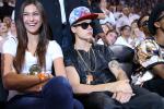 Bieber Wears Horrible Shirt While Sitting Courtside at Game 7