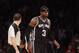 NEW YORK, NY - JANUARY 03: Stephen Jackson #3 of the San Antonio Spurs leaves the court after being injured in the first quarter in the game against the New York Knicks at Madison Square Garden on January 3, 2013 in New York City. NOTE TO USER: User expressly acknowledges and agrees that, by downloading and/or using this photograph, user is consenting to the terms and conditions of the Getty Images License Agreement. The Knicks defeated the Spurs 100-83. (Photo by Bruce Bennett/Getty Images)