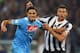 ROME, ITALY - MAY 20: Andrea Barzagli(R) of Juventus FC competes for the ball with Edinson Cavani of SSC Napoli during the Tim Cup final match between Juventus FC and SSC Napoli at Olimpico Stadium on May 20, 2012 in Rome, Italy. (Photo by Paolo Bruno/Getty Images)