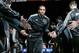 Apr 24, 2013; San Antonio, TX, USA; San Antonio Spurs forward Kawhi Leonard (2) during player introductions before game two of the first round of the 2013 NBA Playoffs against the Los Angeles Lakers at AT&T Center. Mandatory Credit: Soobum Im-USA TODAY Sports