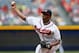 Julio Teheran threw eight shutout innings for the Braves on Wednesday.