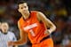 ATLANTA, GA - APRIL 06: Michael Carter-Williams #1 of the Syracuse Orange reacts in the first half against the Michigan Wolverines during the 2013 NCAA Men's Final Four Semifinal at the Georgia Dome on April 6, 2013 in Atlanta, Georgia. (Photo by Kevin C. Cox/Getty Images)