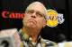 EL SEGUNDO, CA - MAY 11: Phil Jackson, coach of the Los Angeles Lakers, speaks during his last official Lakers news conference at the team's training facility on May 11, 2011 in El Segundo, California. The Lakers were swept out of their best of seven series with the Dallas Mavericks four games to none. NOTE TO USER: User expressly acknowledges and agrees that, by downloading and or using this photograph, User is consenting to the terms and conditions of the Getty Images License Agreement. (Photo by Kevork Djansezian/Getty Images)