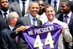 Ravens Visit President Obama at White House