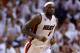 MIAMI, FL - JUNE 03: LeBron James #6 of the Miami Heat reacts in the second half against the Indiana Pacers during Game Seven of the Eastern Conference Finals of the 2013 NBA Playoffs at AmericanAirlines Arena on June 3, 2013 in Miami, Florida. NOTE TO USER: User expressly acknowledges and agrees that, by downloading and or using this photograph, User is consenting to the terms and conditions of the Getty Images License Agreement. (Photo by Mike Ehrmann/Getty Images)