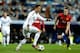 MADRID, SPAIN - FEBRUARY 13: Cristiano Ronaldo of Real Madrid in action during the UEFA Champions League Round of 16 first leg match between Real Madrid and Manchester United at Estadio Santiago Bernabeu on February 13, 2013 in Madrid, Spain. (Photo by Gonzalo Arroyo Moreno/Getty Images)