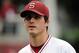 June 10, 2012; Tallahassee, FL, USA; Stanford Cardinal pitcher Mark Appel (26) before the start of game two against the Florida State Seminoles in the Tallahassee super regional at Dick Howser Stadium. Mandatory Credit: Melina Vastola-USA TODAY Sports