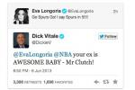 Dickie V Praises Eva Longoria's Ex on Twitter