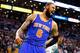 BOSTON, MA - APRIL 26: Tyson Chandler #6 of the New York Knicks reacts after missing a dunk against the Boston Celtics during Game Three of the Eastern Conference Quarterfinals of the 2013 NBA Playoffs on April 26, 2013 at TD Garden in Boston, Massachusetts. NOTE TO USER: User expressly acknowledges and agrees that, by downloading and or using this photograph, User is consenting to the terms and conditions of the Getty Images License Agreement. (Photo by Jared Wickerham/Getty Images)