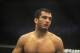 Jan 12, 2013; Oklahoma City, OK, USA; Gegard Mousasi after his defeat of Mike Kyle (not shown) in their Strikeforce MMA Light Heavyweight bout at the Chesapeake Energy Arena. Mandatory Credit: Mark D. Smith-USA TODAY Sports