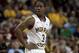 Nov 18, 2012; Charleston, SC, USA; Murray State Racers guard Isaiah Canaan (3) reacts after the play during the second half of the Charleston Classic Championship game against the Colorado Buffaloes at TD Arena. Buffaloes won 81-74. Mandatory Credit: Joshua S. Kelly-USA TODAY Sports