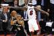MIAMI, FL - JUNE 06: Tony Parker #9 of the San Antonio Spurs makes a shot with 5.2 seconds left in the fourth quarter against LeBron James #6 of the Miami Heat during Game One of the 2013 NBA Finals at AmericanAirlines Arena on June 6, 2013 in Miami, Florida. NOTE TO USER: User expressly acknowledges and agrees that, by downloading and or using this photograph, User is consenting to the terms and conditions of the Getty Images License Agreement. (Photo by Christian Petersen/Getty Images)