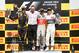MONTREAL, CANADA - JUNE 10: (L-R) Second placed Romain Grosjean of France and Lotus, McLaren Team Principal Martin Whitmarsh, race winner Lewis Hamilton of Great Britain and McLaren and third placed Sergio Perez of Mexico and Sauber F1 celebrate on the podium following the Canadian Formula One Grand Prix at the Circuit Gilles Villeneuve on June 10, 2012 in Montreal, Canada. (Photo by Mark Thompson/Getty Images)