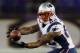 BALTIMORE, MD - SEPTEMBER 23: Tight end Kellen Winslow #82 of the New England Patriots catches a pass during warm ups before the start of the Patriots game against the Baltimore Ravens at M&T Bank Stadium on September 23, 2012 in Baltimore, Maryland. (Photo by Rob Carr/Getty Images)