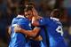 TEL AVIV, ISRAEL - JUNE 08: Manolo Gabbiadini (C) of Italy celebrates his team's third goal with team mates Alessandro Florenzi (L) and Marco Verratti during the UEFA European U21 Championship Group A match between Italy and Israel at Bloomfield Stadium on June 8, 2013 in Tel Aviv, Israel. (Photo by Alex Grimm/Getty Images)