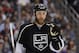 LOS ANGELES, CA - JUNE 04: Defenseman Rob Scuderi #7 of the Los Angeles Kings speaks to a teammate during a break in action in the third period of Game Three of the Western Conference Final against the Chicago Blackhawks during the 2013 NHL Stanley Cup Playoffs at Staples Center on June 4, 2013 in Los Angeles, California. The Kings defeated the Blackhawks 3-1. (Photo by Harry How/Getty Images)