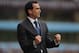 BIRMINGHAM, ENGLAND - MAY 07: Wigan manager Roberto Martinez celebrates his teams first goal during the Barclays Premier League match between Aston Villa and Wigan Athletic on May 7, 2011 in Birmingham, England. (Photo by Michael Regan/Getty Images)