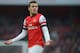 LONDON, ENGLAND - FEBRUARY 23: Jack Wilshere of Arsenal gestures during the Barclays Premier League match between Arsenal and Aston Villa at the Emirates Stadium on February 23, 2013 in London, England. (Photo by Michael Regan/Getty Images)