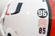 COLLEGE PARK, MD - NOVEMBER 11: A Miami Hurricanes player wears a helmet decal to commemorate the death of defensive end Bryan Pata #95 during the game between the Miami Hurricanes and the Maryland Terrapins on November 11, 2006 at Byrd Stadium in College Park, Maryland. (Photo by Jamie Squire/Getty Images)