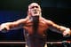 PERTH, AUSTRALIA - NOVEMBER 24: Hulk Hogan gestures to the audience during his Hulkamania Tour at the Burswood Dome on November 24, 2009 in Perth, Australia. (Photo by Paul Kane/Getty Images)