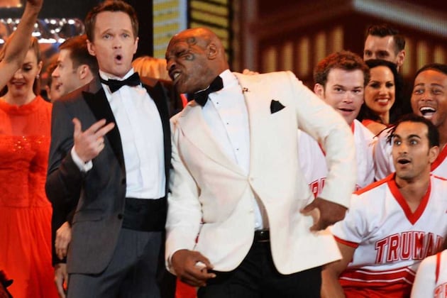 Mike Tyson Performs with Neil Patrick Harris at the Tony Awards