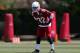 Tyrann Mathieu works out at rookie minicamp.